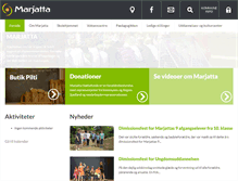 Tablet Screenshot of marjatta.dk